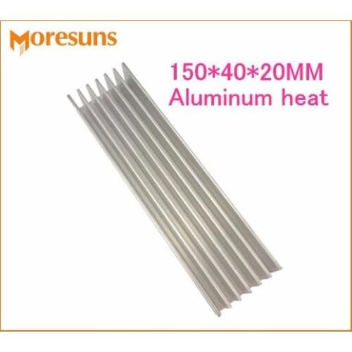 Fast Free ship Aluminum strips 150*40*20MM Aluminum heat sink Power amplifier Radiator