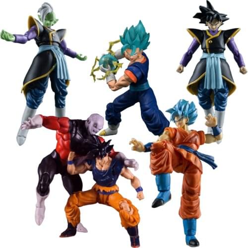 Demoniacal Fit SHF Blue Fighter SSJ Super Saiyan God Anime Dragon Ball Goku PVC Action Figure Figurals Brinquedos Toy Model Gift