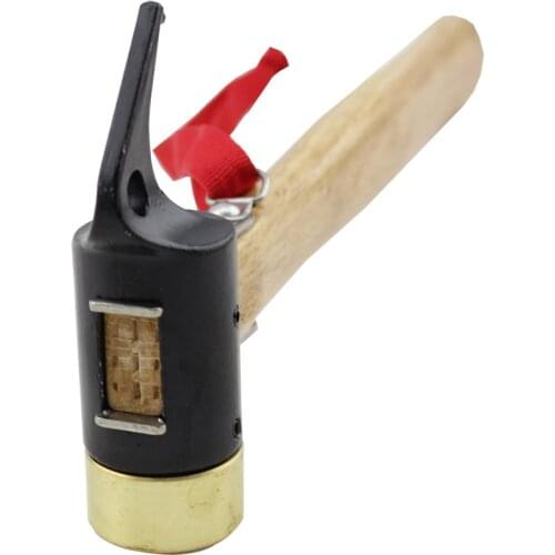 Outdoor wooden handle camp nail hammer camping tent canopy nail puller ground nail special hammer multifunctional copper hammer