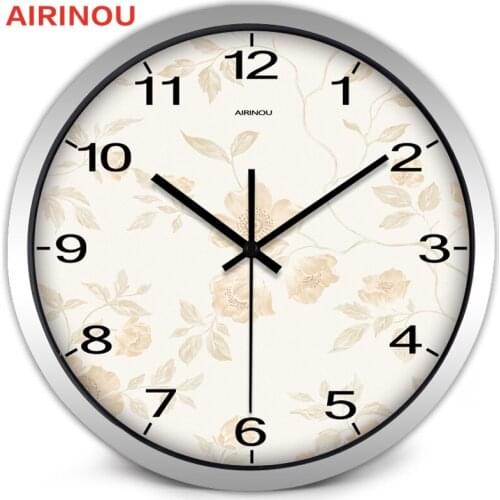Classic Simple Wall Clock Silent Led Bedroom Luminous Wall Clocks