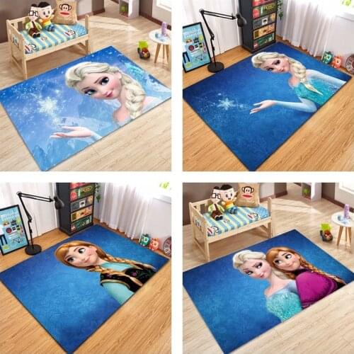 Disney Frozen Series Cartoon Aisha Princess Childrens mat bedroom living room Childrens room decoration Baby crawling mat