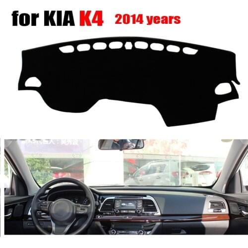 Car dashboard cover mat for KIA K4 2014 years Left hand drive dashmat pad dash covers auto dashboard accessories