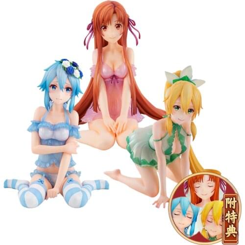 Pre-Sale Sword Art Online 3Pcs/set Asunayuuki Kirigaya Suguha Collections Model Toy Anime Figure Model Ornaments Cartoon Model