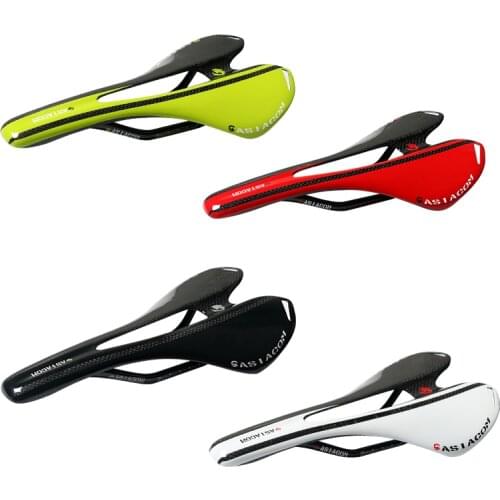 New ASIACOM Road bike 3K full carbon fibre saddle Mountain bicycle carbon saddle MTB Hollow out carbon front seat mat Free ship