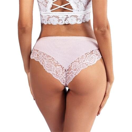 Lace Seamless Panties Women Panties Set Sexy Female Underpants Briefs Invisible Pantys Solid Color Soft Intimate Lingerie 2 Pcs