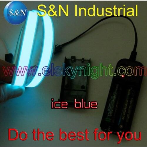 3VDC 2AA Ice blue 1X60CM el tape el wire el strip for car,house,party,dispaly,holiday,fest and model decoration free shipping