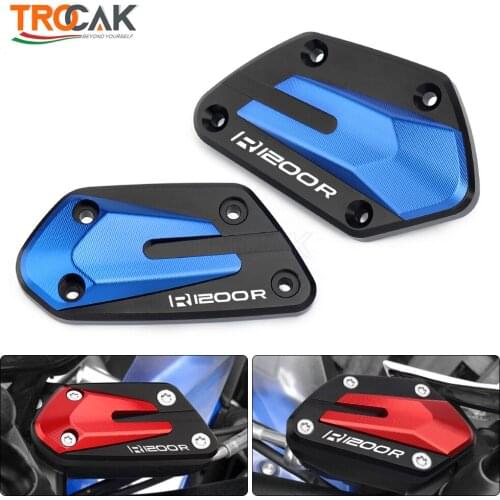 For BMW R1200R R1200RS r1200r/rs 2014-2017 Motorcycle CNC Aluminum Front Brake Clutch Fluid Reservoir Cover Caps Accessories