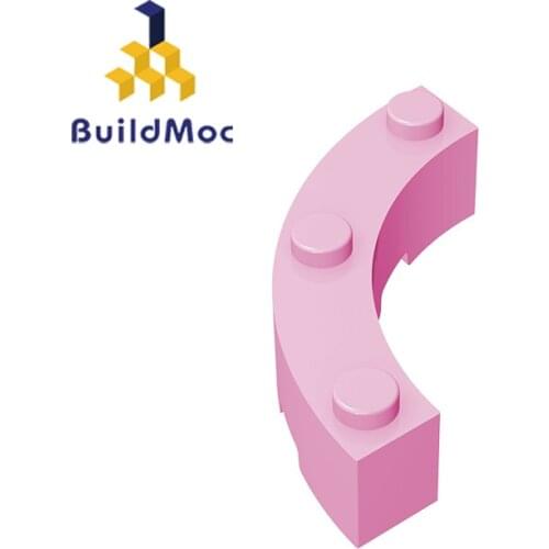 BuildMOC 48092 4x4 For Building Blocks Parts DIY LOGO Educational Creative gift Toys