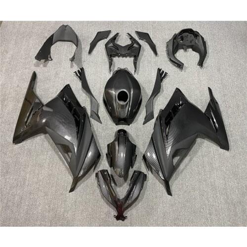 For Kawasaki Ninja 300 Ninja300 EX300 2013-2017 Motorcycle ABS Injection Full Car Shell Protection Carbon Fiber Exterior Fairing