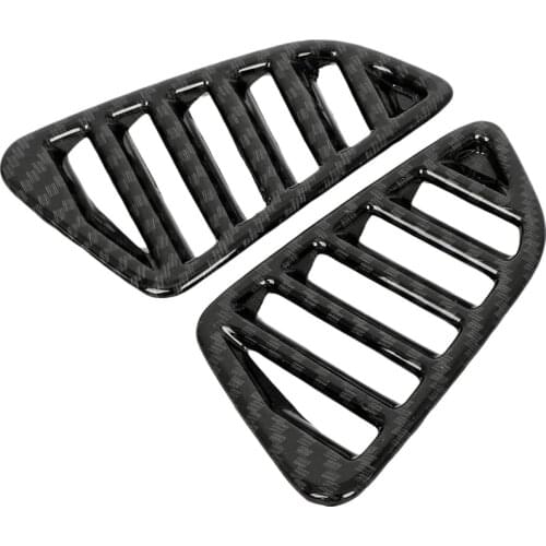 For Nissan Navara NP300 2016-2019 Car Carbon Air Conditioning Outlet Vent Frame Cover Trim Sticker Accessories