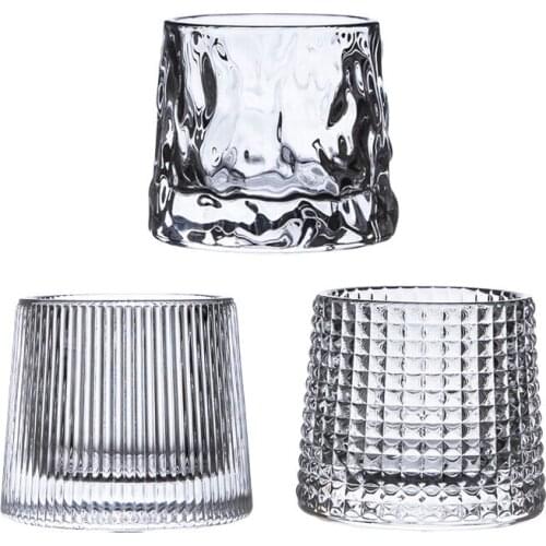 Home haijingyu creative tumbler glass rotary decompression wine glass bar whisky glass net red ocean wine glass