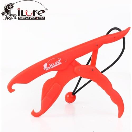 ILURE 25*6cm ABS Hard Plastic LipGrip Fish Controller Red Yellow Supplier Free Shipping Fishing Lip Grip Floating Griper