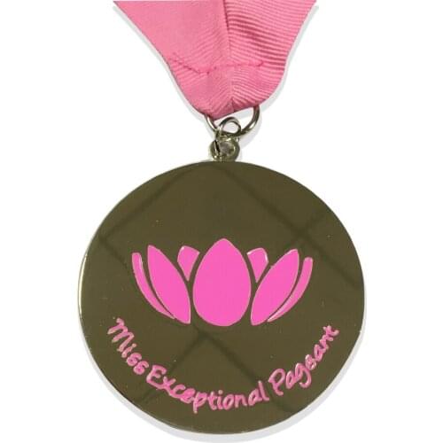 Customized Zinc Alloy Soft Enamel Logo medal new No Plating Medallion