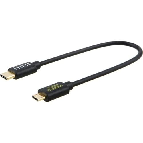 USB C to Micro USB OTG Cable, 0.65Ft Short Type C Cord Compatible for Galaxy S8/S8 Plus, Google Pixel 2 XL & Android Phones