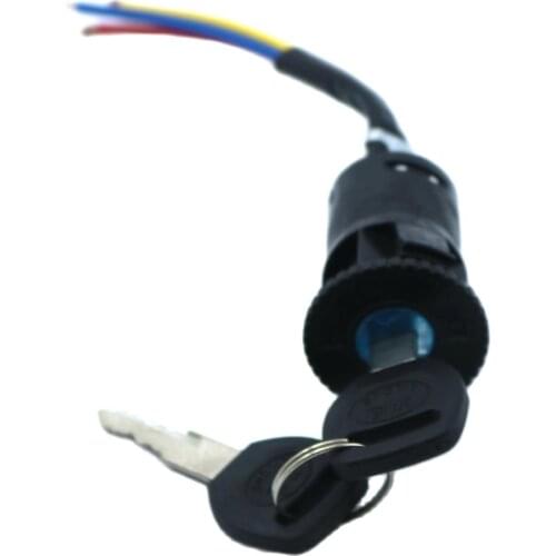 2pcs/lot Electric Bicycle Ignition on/off key Switch With lamp function(bigger head type)