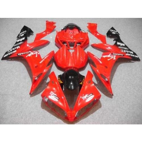Motorcycle Fairing kit for YAMAHA YZFR1 04 05 06 YZF R1 2004 2005 2006 YZF1000 ABS cool red black Fairings set+7gifts YF27