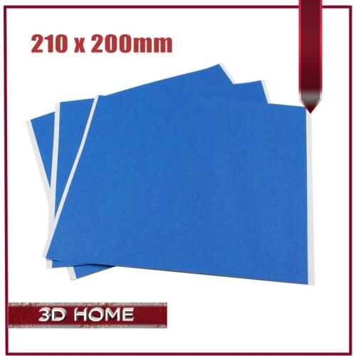 5Pcs 200*210MM 3D Printer Parts Heat Bed Tape Print Prevent curling Crepe Sticker Build Plate Tape For 3D Printer