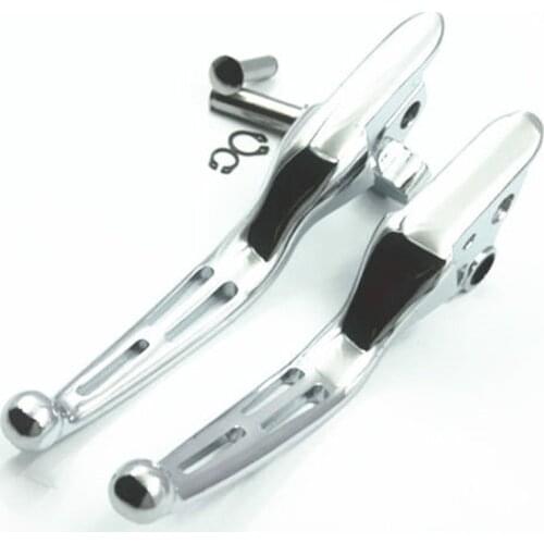 Motorcycle Slotted Clutch Brake Levers For Harley Street Glide FLHX Road Glide FLTR Touring Trilke models 2008-2013 FLHRC 2014