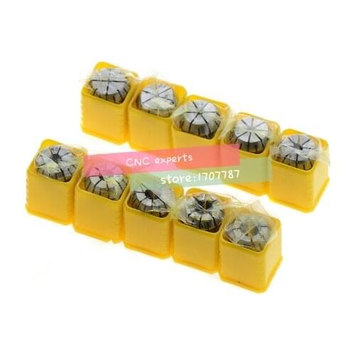 10Pcs ER8 Collet Tool Precision Spring Collet Set from 1mm to 5mm CNC Collet Chuck For Milling Lathe Tools and Spindle