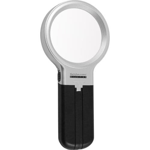 Desk Lamp Magnifier Led Light 3X4.5X Magnifying Glass Folding Handheld Magnifier With Light For Reading DIY Crafts Etc Folding