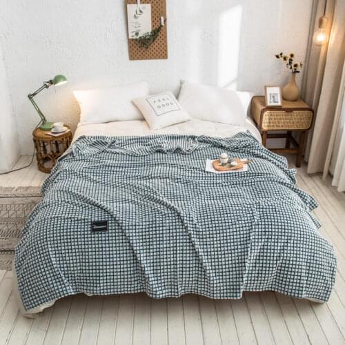 New Bed Blanket Solid Blanket Soft Sherpa Blanket Terry Cloth Warm Blanket Fleece On The Sofa Summer Air Conditioning Portable