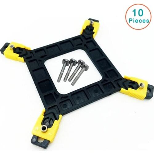 10pcs/lot 2017 New Multi-Platform 775/1155/1156/1366 CPU Backplane Desktop Computer Common Backplate CPU Cooler Bracket-br188