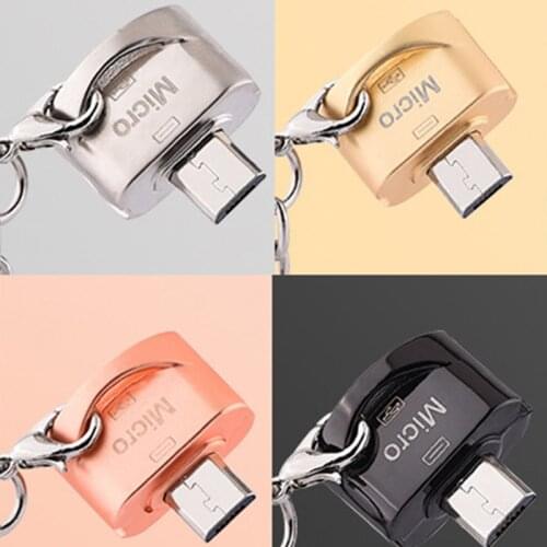 Male To USB 2.0 Female Connector for Samsung A7 Xiaomi Redmi Note 5 Microusb OTG Converter Adaptor