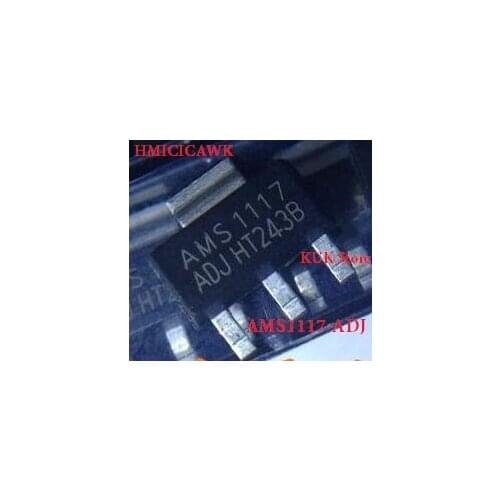 Original 100% NEW AMS1117-ADJ AMS1117ADJ AMS1117 1117 1117-ADJ SOT-223 100PCS/LOT