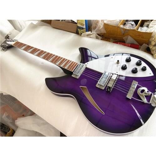 High quality 360-6 string electric guitar purple rose wood fingerboard R guitar bridge free shipping