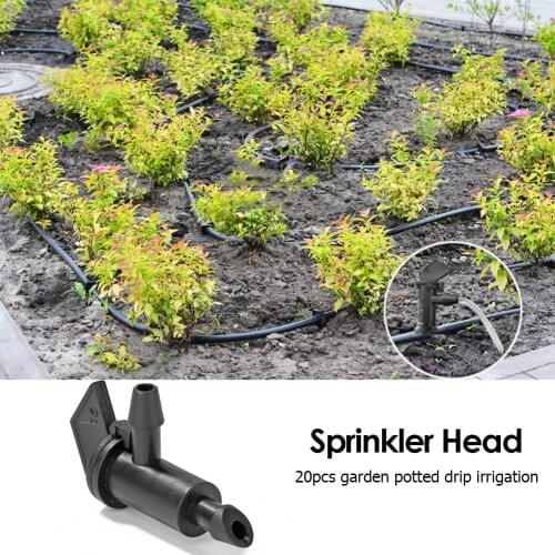 20pcs Saving Watering Irrigation Tool Kits Wide Flow Channel Water Dropper Drip Irrigation Plant Garden Tools