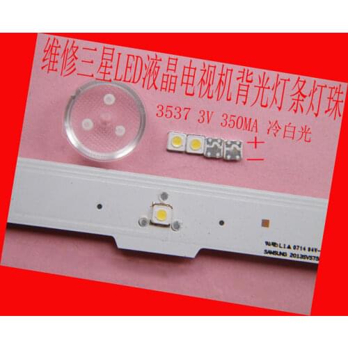 300piece/lot FOR repair Samsung LCD TV LED backlight Article lamp SMD LEDs 3537 3535 3V Cold white light emitting diode