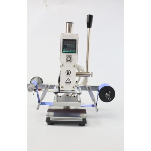 5*7cm Digital Automatic Leather Hot Foil Stamping Machine Manual Embossing Tool 300W Handheld Custom Wood Paper PVC Card Printer