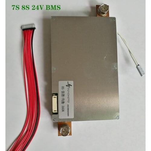 Smart 7S 8S BMS Lifepo4 Li-ion Battery Protection Board Balance Photovoltaic Solar RV Yacht 24V 150A 240A 300A 360A BMS