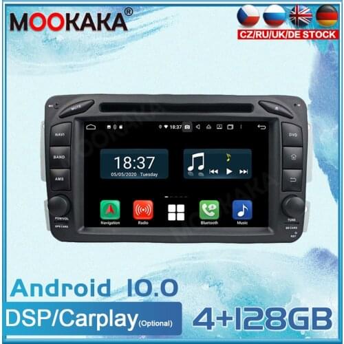 Android 10 For Mercedes Benz ML W203 Car GPS Multimedia Player Head Unit Audio Car Radio Navigtion Tape Recorder Stereo