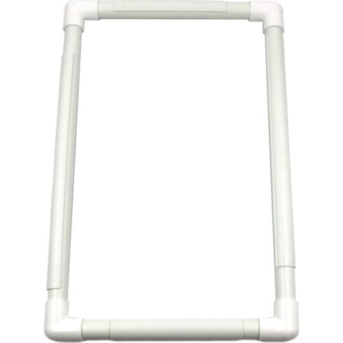 White Embroidery Clip Needlework Frame Holder for Cross Stitch Sewing Tool