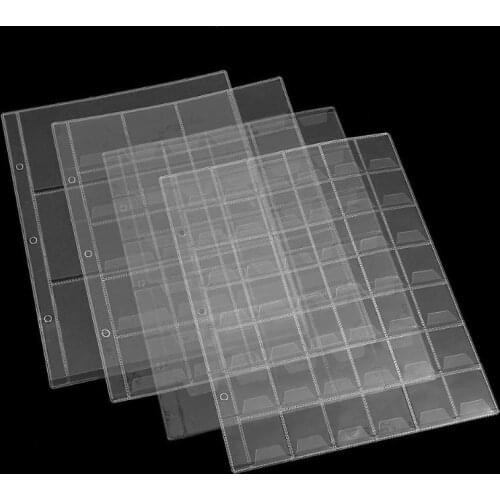 10pcs PVC Plastic Sheet Coin Holder Album Storage bag dies for DIY Scrapbooking Cards Decoration Photo Card Frame 2019