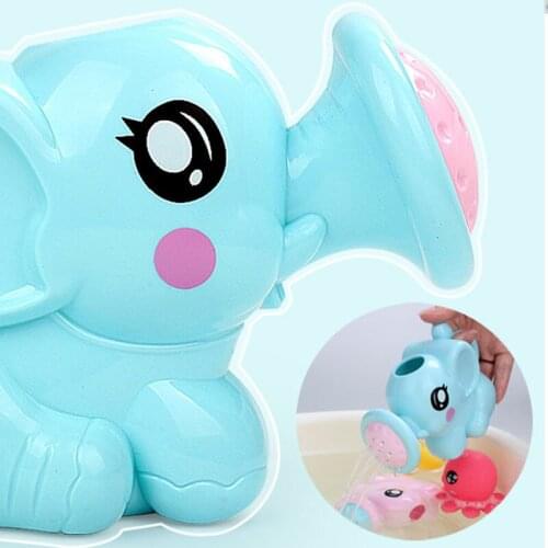 Baby Bath Toy Swimming Elephant Shape Cute Lovely Cartoon Style Bathtime Beach Water Fun Shower Child Water The Flowers