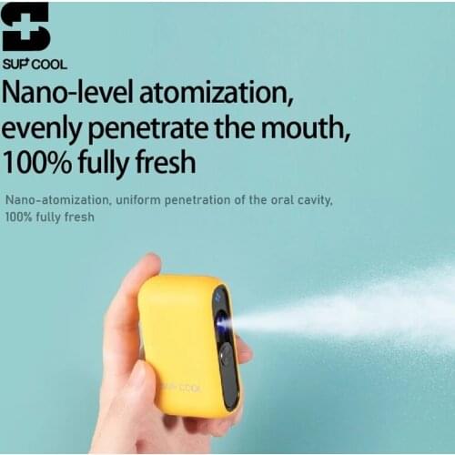 Electronic Oral Sprayer Portable Breath Freshener to Remove Bad Breath and Long-Lasting Mouth Spray for Men and Women