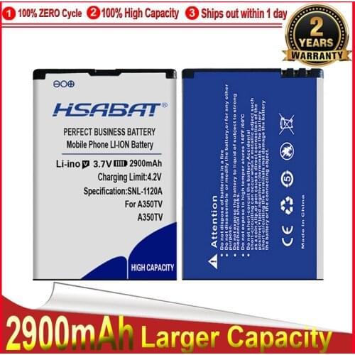 HSABAT 2900mAh For EXPLAY A350TV Battery High Quality Mobile Phone Replacement Li-ion Accumulator