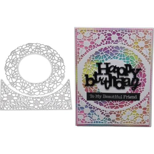 Circle Metal Cutting Dies Stencil DIY Scrapbooking Album Stamp Paper Card Embossing Craft Decor Wholesales
