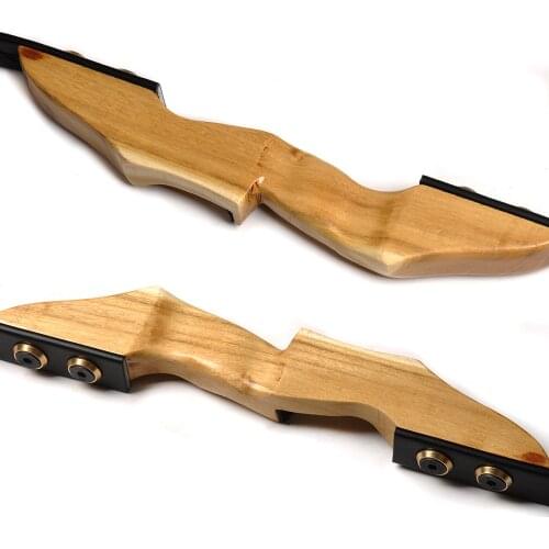 Left/Right Hand Mongolia Recurve Bow Riser Wooden Handle DIY Bow Accessory For Archery Hunting Shooting