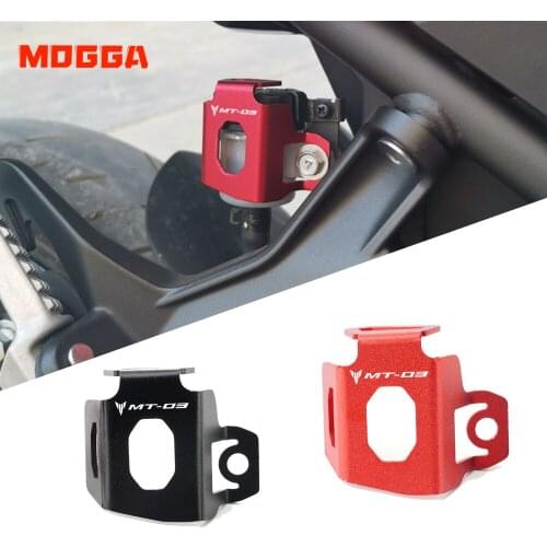 Motorcycle CNC Accessories For Yamaha MT03 MT-03 MT 03 2015-2021 2020 2019 2018 Rear Brake Fluid Reservoir Guard Cover Protect