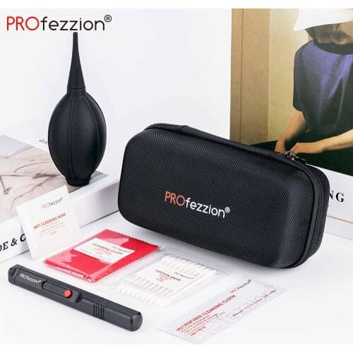 23 in1 Camera Cleaning Kit with Dust Blower Sensor Cleaning Swab Lens Monitor Wipes Tissue for IQOS Canon Nikon Sony Accessories