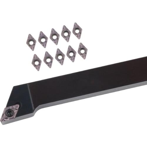 1pc SDJCR1212H07 SDJCR1616H07 SDJCR2525M07 External Turning Tool Holder DCMT07 Carbide Inserts Lathe Bar Cutting Tools Set