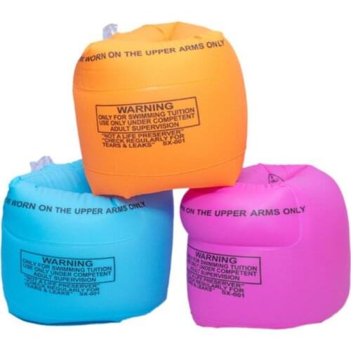 Outdoor Inflatable Swiming Ring Children Arm Float Air Sleeves Circle For Swimming Safety Training Swimming Ring Equipment 2PCS