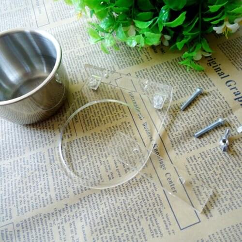 Parrot squirrel food container acrylic food cup holder cage stand dual-use food container macaw food Cup HZ1032