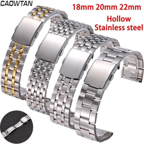 18mm 22mm 20mm Stainless Steel For SAMSUNG Galaxy Watch 42 46mm Band galaxy watch 3 For Amazfit Bip GTR strapsBracelet Replaceme