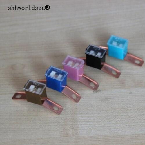 Shhworldsea 1000PCS high quality 20A 30A 40A 50A 60A 70A 80A 90A 100A 120A car fuse automotive blade fuse auto fuse