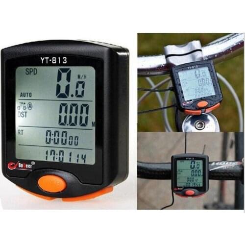 Waterproof Bike Wired Computer LED Digital Bicycle Odometer Waterproof Stopwatch Cycling Speedometer Cycling Computer