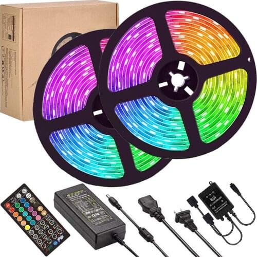 Led Strip Lights Waterproof, 32.8ft/10M LED Tape Lights Color Changing 300 LEDs Light Strips Kit